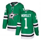 Gump Worsley #1 Dallas Stars Player Men's Jersey Green
