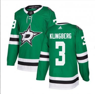 John Klingberg #3 Dallas Stars Player Men's Jersey Green