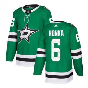 Julius Honka #6 Dallas Stars Player Men's Jersey Green