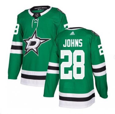 Stephen Johns #28 Dallas Stars Player Men's Jersey Green
