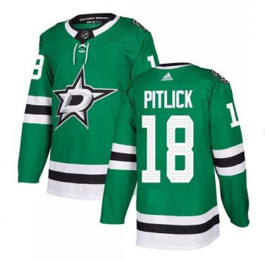 Tyler Pitlick #18 Dallas Stars Player Men's Jersey Green