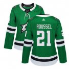 Antoine Roussel #21 Dallas Stars Home Women's Jersey Green