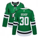 Ben Bishop #30 Dallas Stars Home Women's Jersey Green