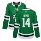 Jamie Benn #14 Dallas Stars Home Women's Jersey Green
