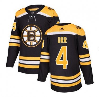 Bobby Orr #4 Boston Bruins Player Men's Jersey Black