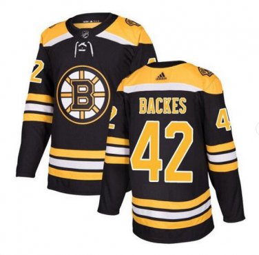 David Backes #42 Boston Bruins Player Men's Jersey Black