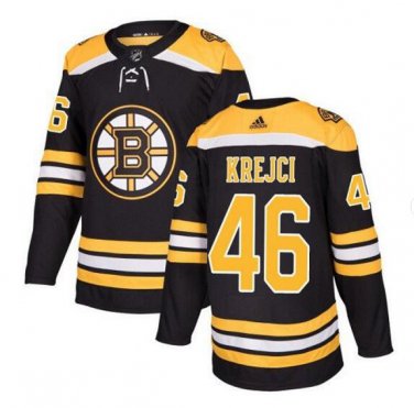 David Krejci #46 Boston Bruins Player Men's Jersey Black