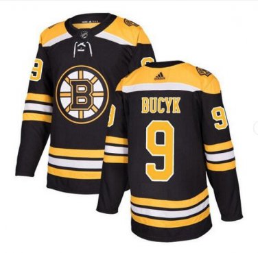 Johnny Bucyk #9 Boston Bruins Player Men's Jersey Black