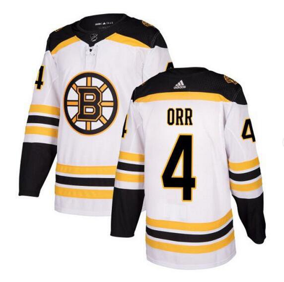 Bobby Orr #4 Boston Bruins Player Men's Jersey White