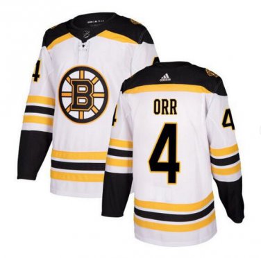 Bobby Orr #4 Boston Bruins Player Men's Jersey White