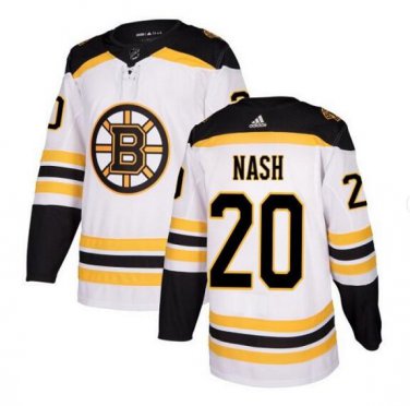 Riley Nash #20 Boston Bruins Player Men's Jersey White