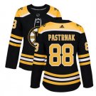 David Pastrnak #88 Boston Bruins Home Women's Jersey Black