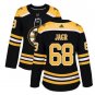 Jaromir Jagr #68 Boston Bruins Home Women's Jersey Black