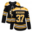 Patrice Bergeron #37 Boston Bruins Home Women's Jersey Black