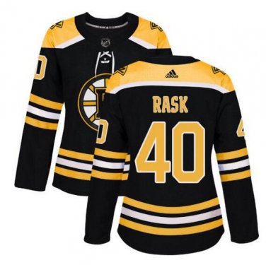 Tuukka Rask #40 Boston Bruins Home Women's Jersey Black
