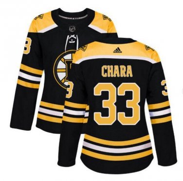 Zdeno Chara #33 Boston Bruins Home Women's Jersey Black