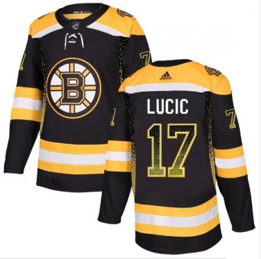 Milan Lucic #17 Boston Bruins Player 2019 Men's Jersey Black Drift Fashion
