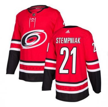 Lee Stempniak #21 Carolina Hurricanes Player Men's Jersey Red