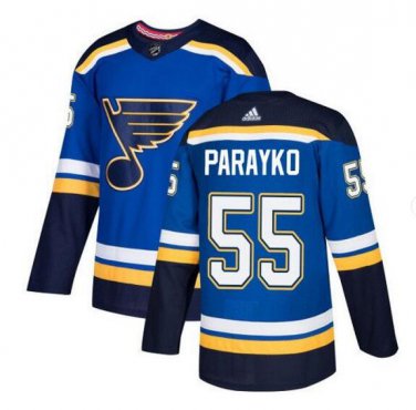 Colton Parayko #55 St. Louis Blues Player Men's Jersey Blue