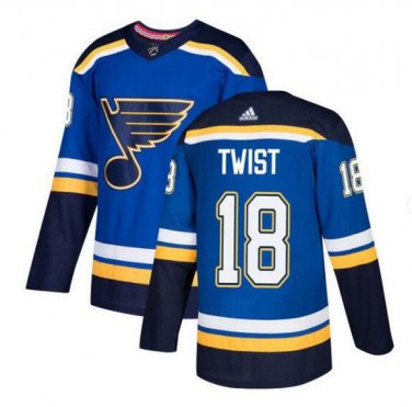 Tony Twist #18 St. Louis Blues Player Men's Jersey Blue