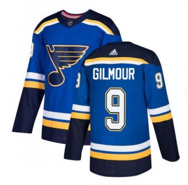 Doug Gilmour #9 St. Louis Blues Player Men's Jersey Blue