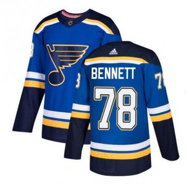 Beau Bennett #78 St. Louis Blues Player Men's Jersey Blue