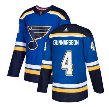 Carl Gunnarsson #4 St. Louis Blues Player Men's Jersey Blue