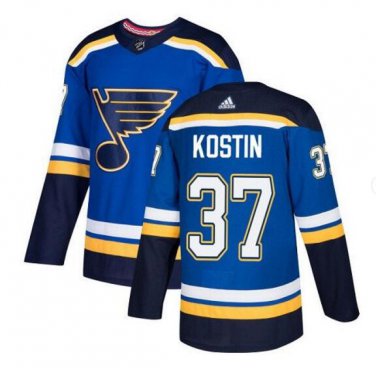 Klim Kostin #37 St. Louis Blues Player Men's Jersey Blue