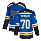 Oskar Sundqvist #70 St. Louis Blues Player Men's Jersey Blue