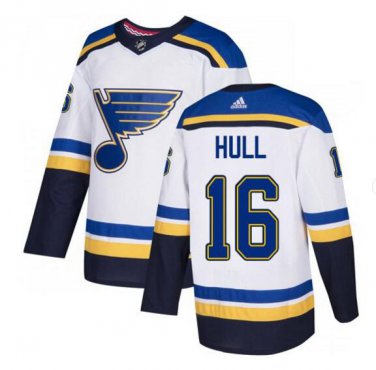 Brett Hull #16 St. Louis Blues Player Men's Jersey White