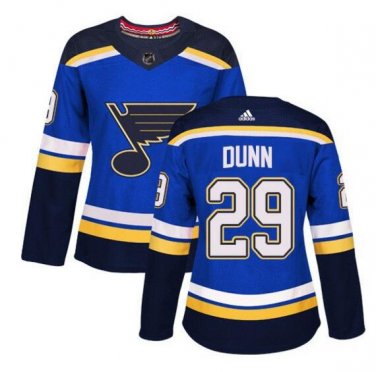 Vince Dunn #29 St Louis Blues Home Women's Jersey Blue
