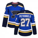 Alex Pietrangelo #27 St Louis Blues Home Women's Jersey Blue