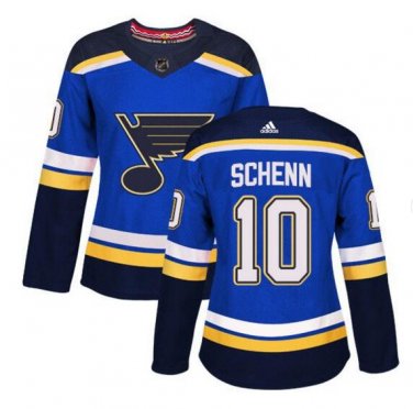 Brayden Schenn #10 St Louis Blues Home Women's Jersey Blue