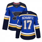 Jaden Schwartz #17 St Louis Blues Home Women's Jersey Blue