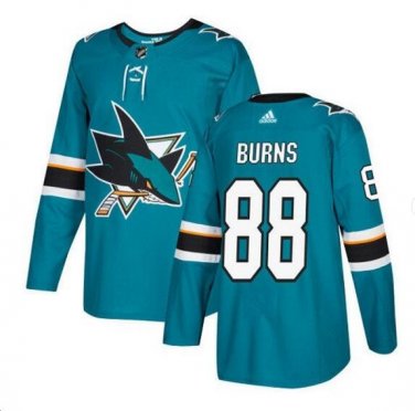 Brent Burns #88 San Jose Sharks Player Men's Jersey Blue