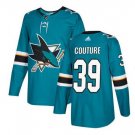 Logan Couture #39 San Jose Sharks Player Men's Jersey Teal