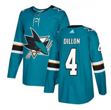 Brenden Dillon #4 San Jose Sharks Player Men's Jersey Blue