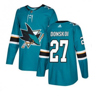Joonas Donskoi #27 San Jose Sharks Player Men's Jersey Blue