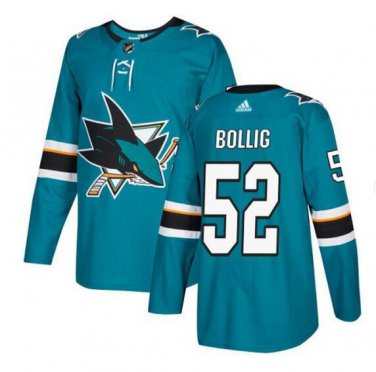 Brandon Bollig #52 San Jose Sharks Player Men's Jersey Blue