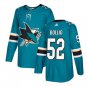 Brandon Bollig #52 San Jose Sharks Player Men's Jersey Blue