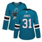 Martin Jones #31 San Jose Sharks Home Women's Jersey Green
