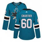 Rourke Chartier #60 San Jose Sharks Home Women's Jersey Green