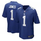 Daniel Jones #1 New York Giants 2019 Draft First Round Pick Game Jersey Royal