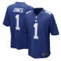 Daniel Jones #1 New York Giants 2019 Draft First Round Pick Game Jersey Royal