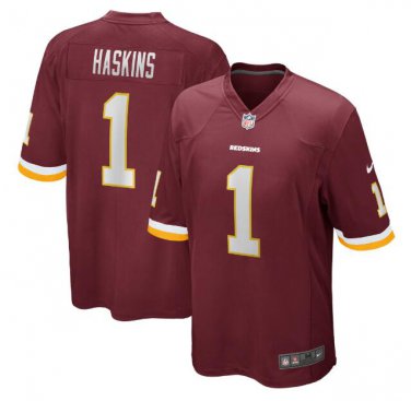 Dwayne Haskins #1 Washington Redskins 2019 Draft First Round Pick Game Jersey Burgundy