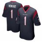 Tytus Howard #1 Houston Texans 2019 Draft First Round Pick Game Jersey Navy