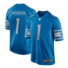 T.J. Hockenson #1 Detroit Lions 2019 Draft First Round Pick Game Jersey Blue