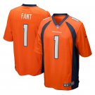 Noah Fant #1 Denver Broncos 2019 Draft First Round Pick Game Jersey Orange