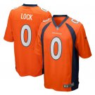 Drew Lock #0 Denver Broncos 2019 Draft First Round Pick Game Jersey Orange