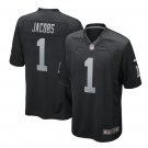 Josh Jacobs #1 Oakland Raiders 2019 Draft First Round Pick Game Jersey Black